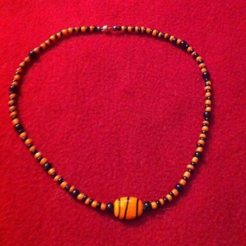 SAN FRANCISCO Giants Black And Orange Necklace